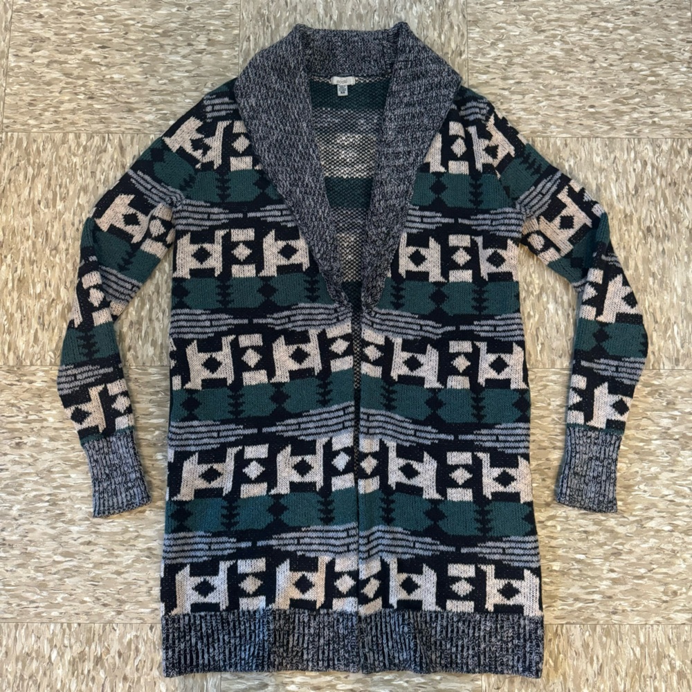 Urban Outfitters Ecote Tribal Open Cardigan Size XS